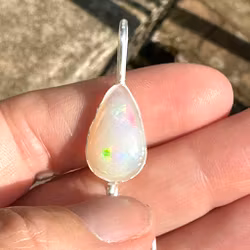 Beacon home- White Opal with clear Quartz from Norway with Anatase
