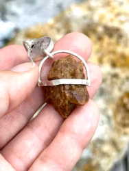 Unconditional love- Star Rose Quartz with fascinating inclusions with very special Quartz from Arctic Russia