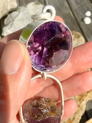 Soul retriver -  Amazing Amethyst with amazing Brandenberg Amethyst