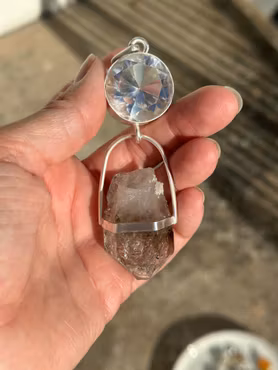 Blueprint of your original highest form- Light portal with Brandenberg Enhydro Skeletal Quartz