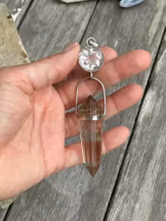 A star is coming- a star is born  Ametrine with Citrine Vogel crystal