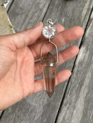 A star is coming- a star is born  Ametrine with Citrine Vogel crystal