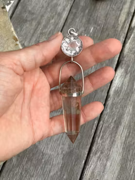 A star is coming- a star is born  Ametrine with Citrine Vogel crystal