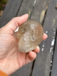 Serafina- citrine skull