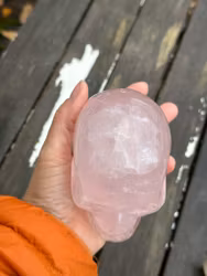 A’Selma- Rose Quartz skull
