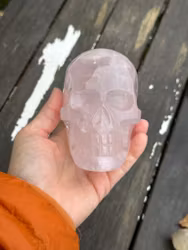 A’Selma- Rose Quartz skull