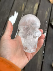 Ashokar- clear Quartz skull