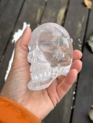 Ashokar- clear Quartz skull