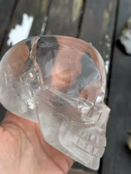Irina- clear Quartz skull