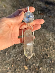 Light Portal of the North — Awaken the Diamond Codes of Freja, Clear quarts with clear quarts from Sweden