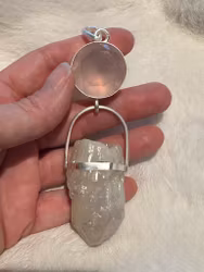 Return to Innocence – Freya’s Light of the North, Rose Quartz with Fjällkvarts