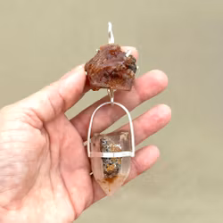 Blood of the World Tree – Awakening the Ancient Healer Within- Amber with Quan Yin Lodolite