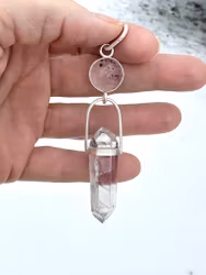 The Return to Your Love Frequency- Rose Quartz with sacred inclusions & Naturally Double Terminated Fire Horse Crystal