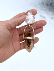 Embodiment of the New Feminine Leadership- Rose Quartz with Quan Yin Lodolite