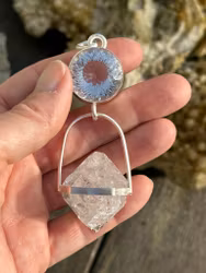 Light Portal of Sirius  - Clear Quartz with Herkimer Diamond