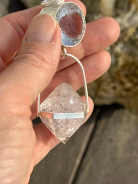 Light Portal of Sirius  - Clear Quartz with Herkimer Diamond
