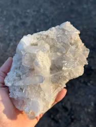 Quartz crystal cluster from Brazil