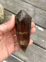 Large dark citrine Vogel crystal