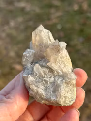 Small clear Quartz cluster from sweden