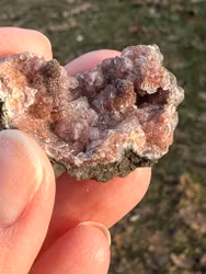 Small pink Amethyst cluster