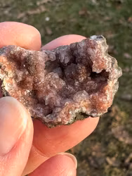 Small pink Amethyst cluster