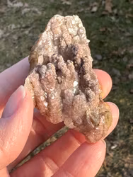 Pink Maroccom Amethyst cluster, collectors item
