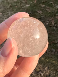 Rutilated Quartz sphere, rare