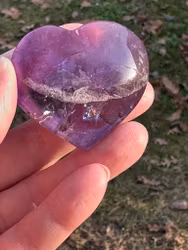 Amethyst heart