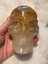 Golden healer skull