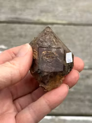 Double terminated magical Brandenberg Amethyst Skeletal Quartx