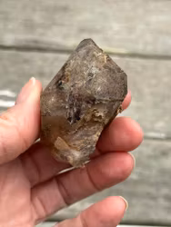 Double terminated magical Brandenberg Amethyst Skeletal Quartx