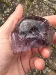 Amethyst skull