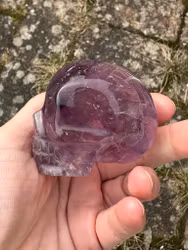 Amethyst skull