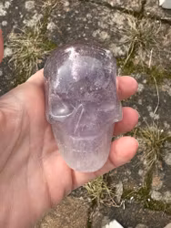 Amethyst skull