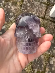 Amethyst skull