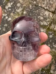 Amethyst skull