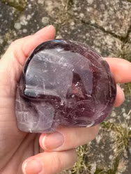 Amethyst skull