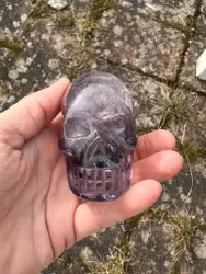 Amethyst skull