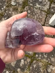 Amethyst skull
