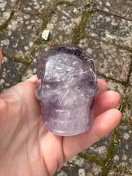 Amethyst skull