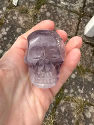 Amethyst skull
