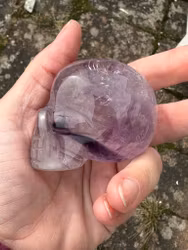 Amethyst skull
