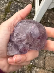 Amethyst skull