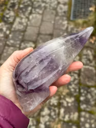 Amethyst skull traveller