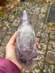 Amethyst skull traveller