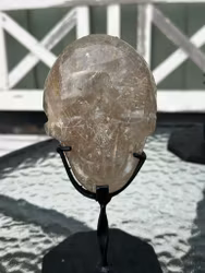 Arcturian ritilated quartz skull