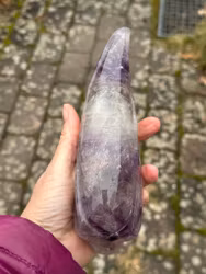 Arcturian rutilated quartz skull