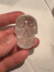 Clear quartz skull small