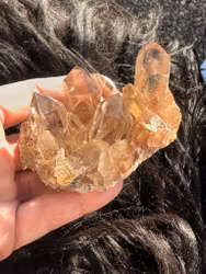 Rutilated Quartz cluster
