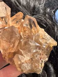 Rutilated Quartz cluster